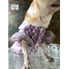 Premium Berry - Lilac Checkered Dress